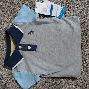 0-3 month Penguin collared shirt